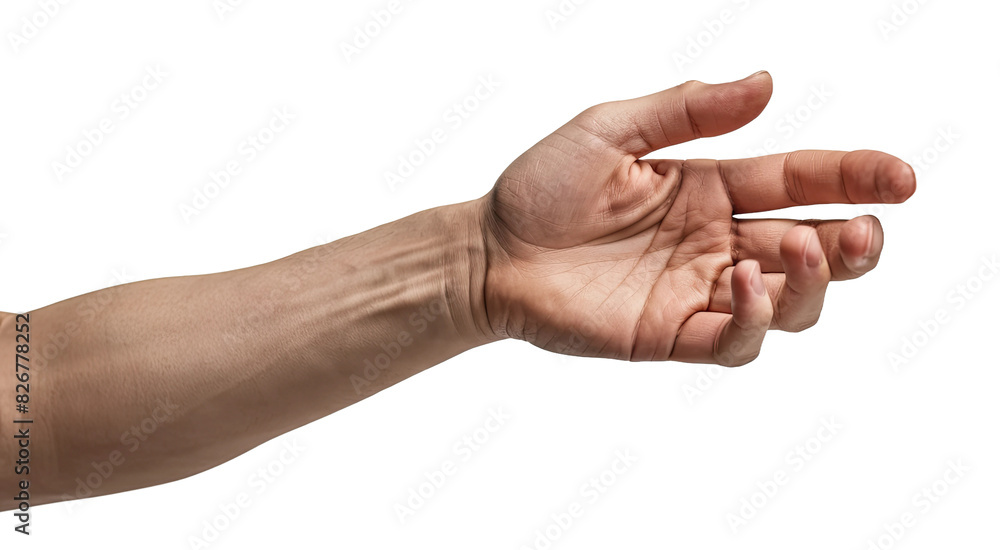 Isolated PNG of a holding hand , GENERATIVE AI Isolated PNG of a holding hand , GENERATIVE AI
