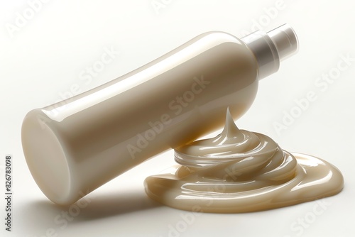  an image of aspilledHe Se lotion photo