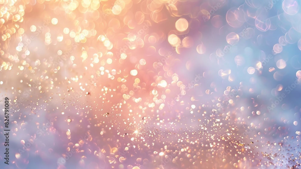 A colorful background with many small dots of light A colorful background with many small dots of light