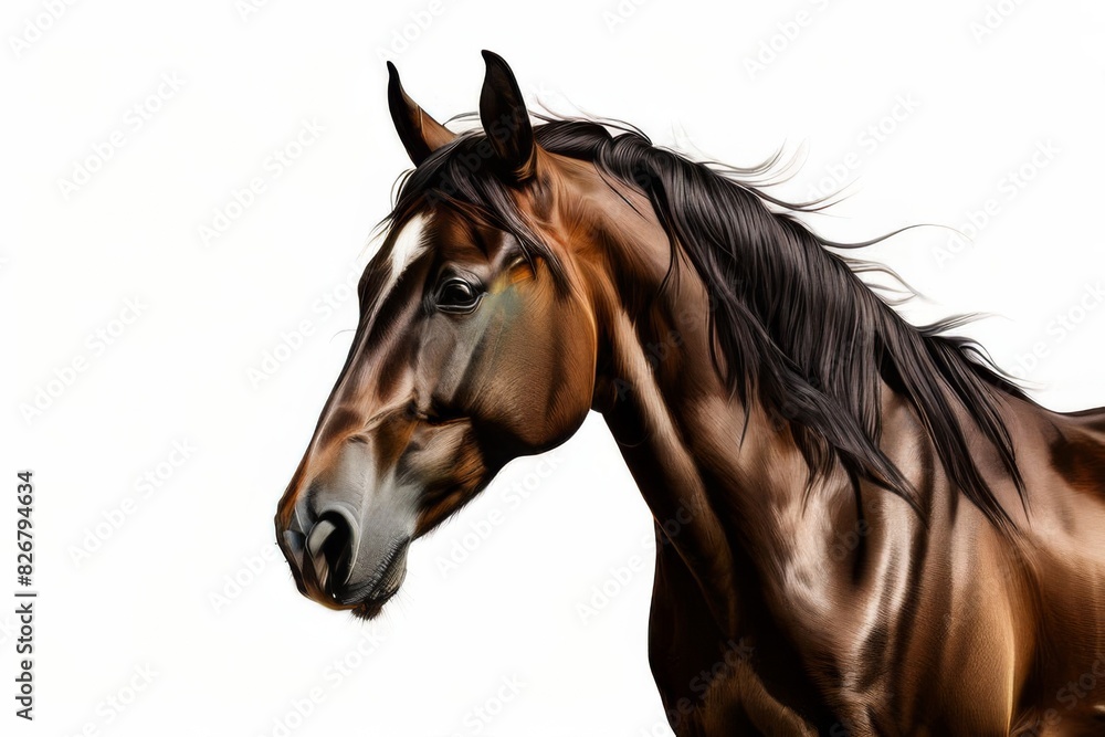 Obraz premium look caemra white background animal 