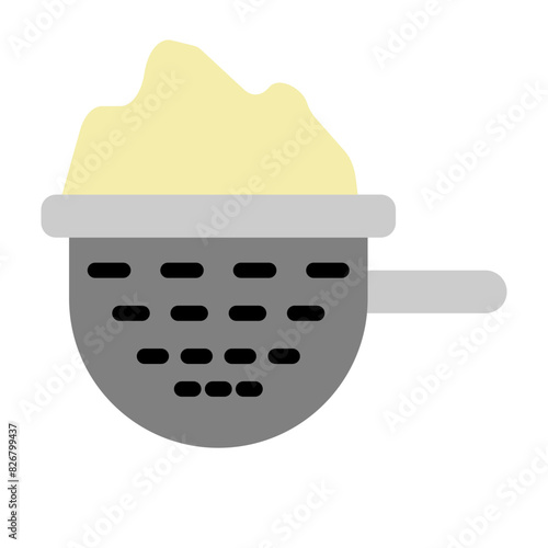 Sieve Flat Icon Design