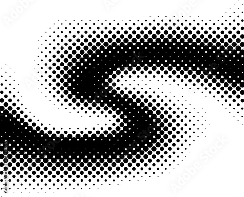 Halftone dots comic pattern