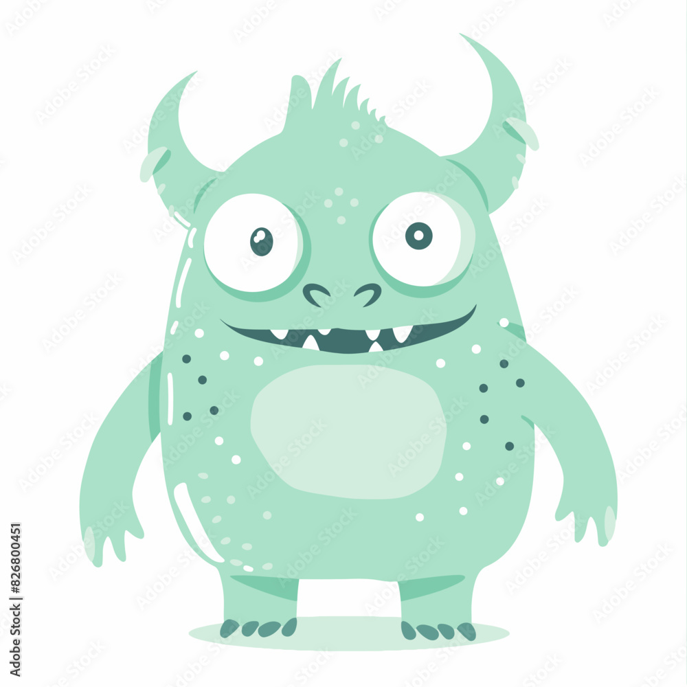 Cartoon cute monster Cartoon cute monster