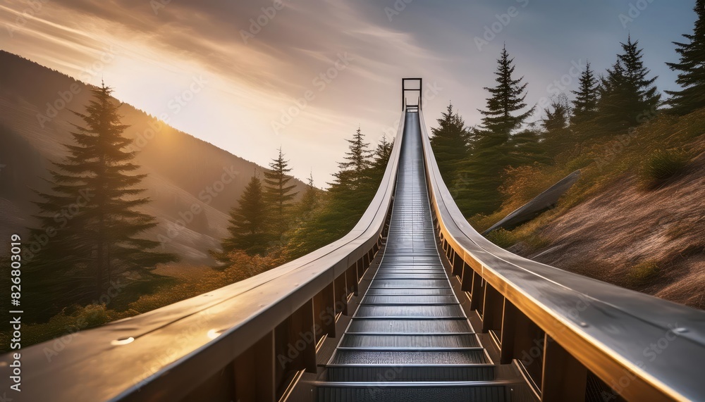 Obraz premium Stairs to the sky