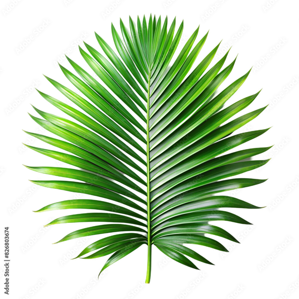 Tropical green palm leaf cut out out Isolated on transparent background Tropical green palm leaf cut out out Isolated on transparent background