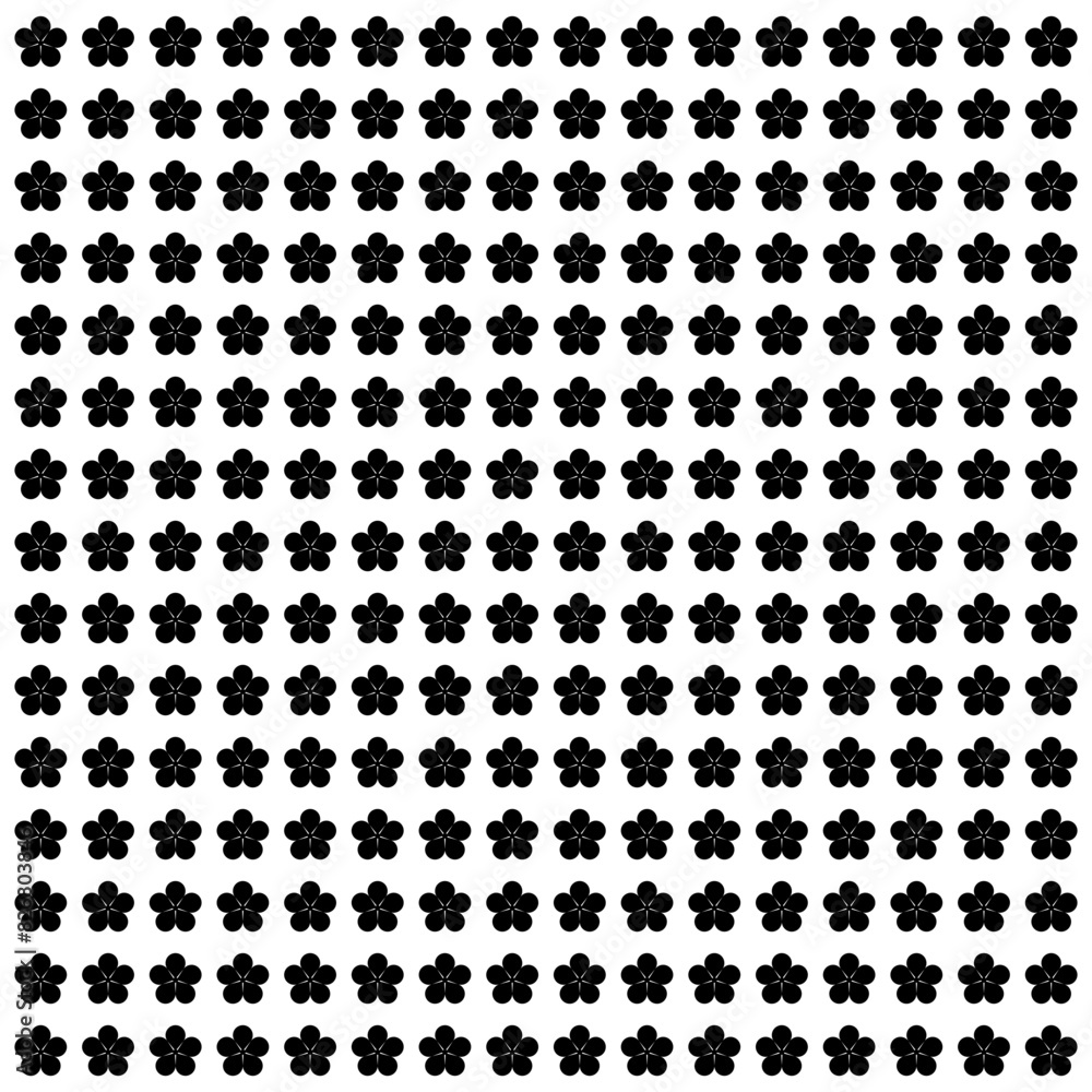Pattern of isolated little black flowers on a transparent background - Floral pattern for clothing designs, cards, stationery, fabric, and decorative designs Pattern of isolated little black flowers on a transparent background - Floral pattern for clothing designs, cards, stationery, fabric, and decorative designs