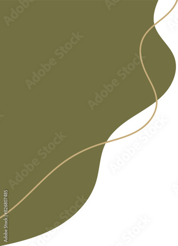 Blob border frame