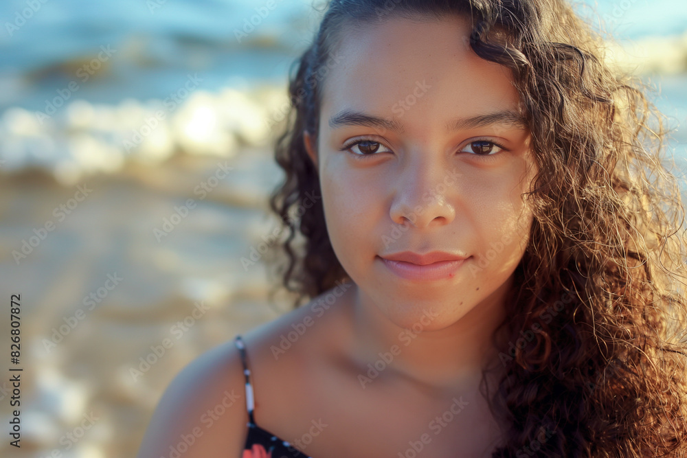 Beautiful boy posing for photo on a beach beautiful day summer vacation Beautiful boy posing for photo on a beach beautiful day summer vacation