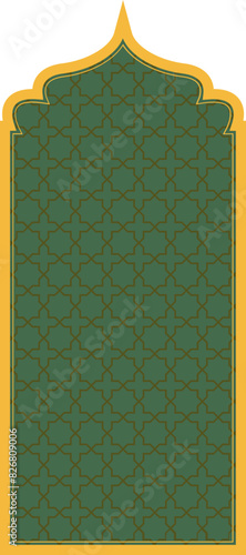 Islamic Arch with inside pattern