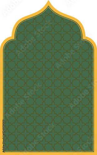 Islamic Arch with inside pattern