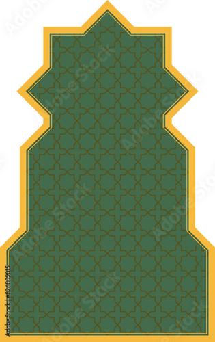 Islamic Arch with inside pattern