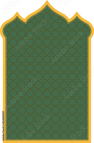 Islamic Arch with inside pattern