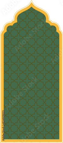 Islamic Arch with inside pattern