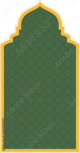 Islamic Arch with inside pattern