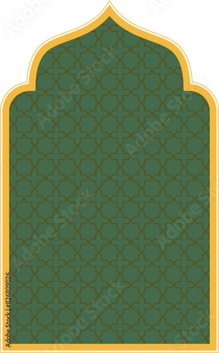 Islamic Arch with inside pattern