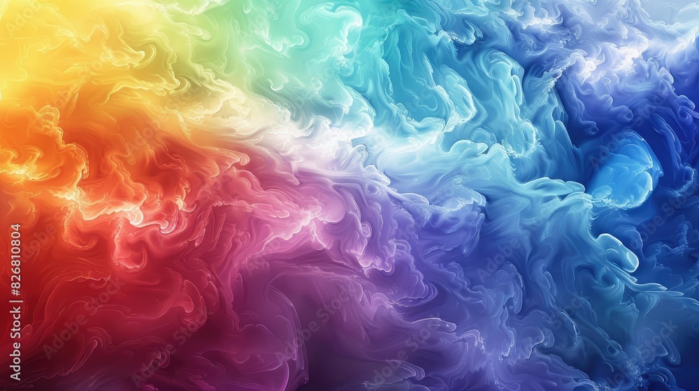 Fototapeta premium Rainbow-hued abstraction backgrounds