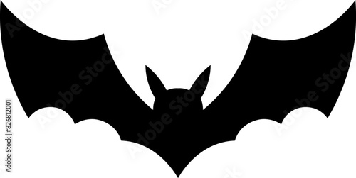 Fototapeta Naklejka Na Ścianę i Meble -  Halloween bat silhouette