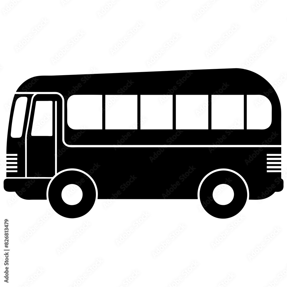 bus vector illustration 