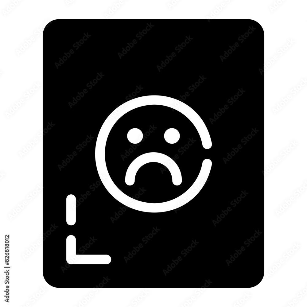 Naklejka premium bad review