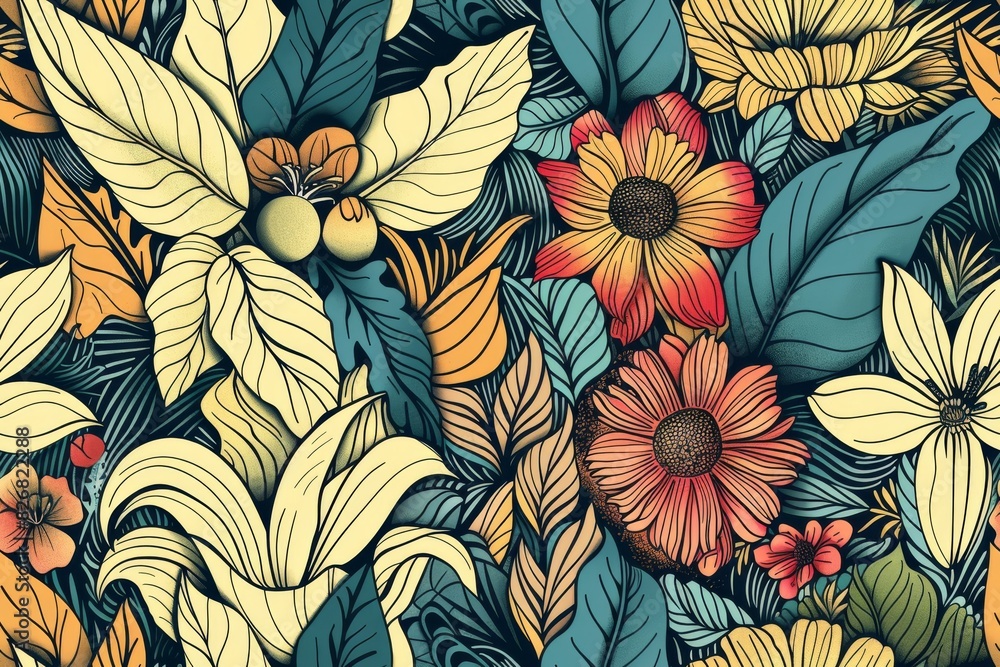 A lush and vibrant natural setting with diverse plant life thriving everywhere blooming everywhere A lush and vibrant natural setting with diverse plant life thriving everywhere blooming everywhere