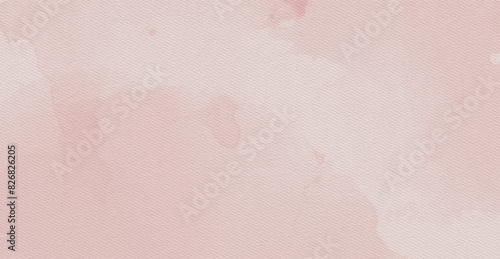 Textured paper background with abstract pink watercolor stains