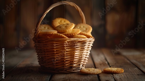 Basket of biscuits