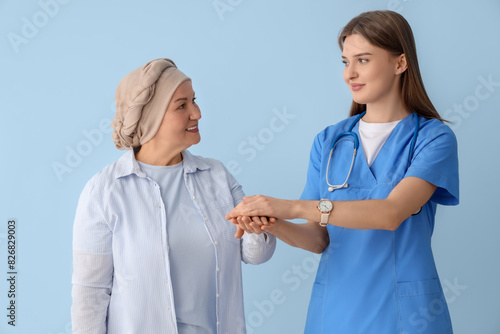 Mature woman after chemothe...