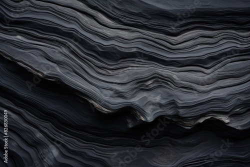 Obsidian. Black lava texture background. Obsidian texture. cut and polished obsidian. raw obsidian