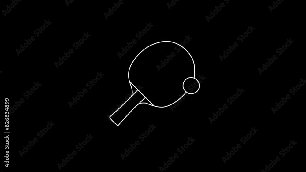 pingpong line animation suitable for sporting events, sports days and sports-related activities pingpong line animation suitable for sporting events, sports days and sports-related activities
