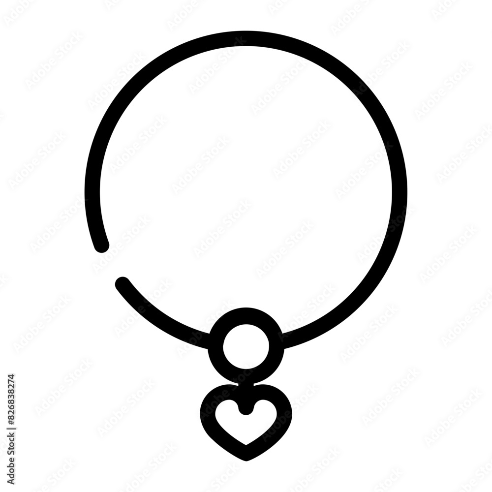 necklace cut line style necklace cut line style