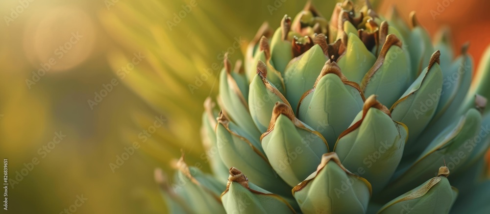 Succulent leaves bask in golden hour Succulent leaves bask in golden hour