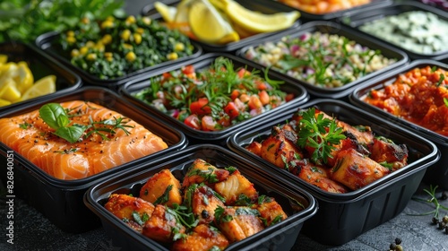 Convenient meal delivery service, enjoy delicious, freshly prepared meals delivered to your doorstep for ultimate convenience and satisfaction, food quality, dietary preferences, logistic photo