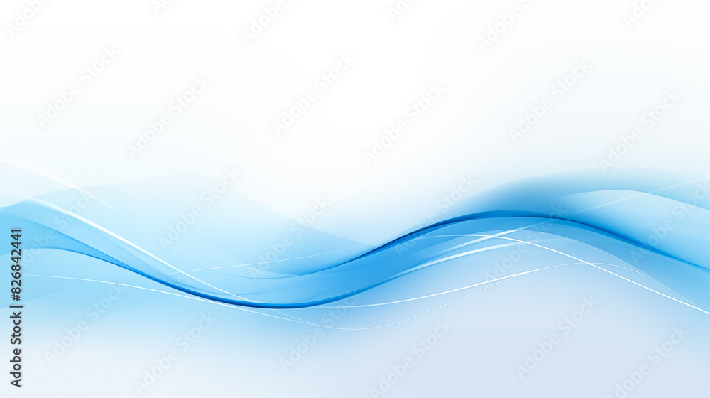 Fototapeta premium Simple and pure blue business background