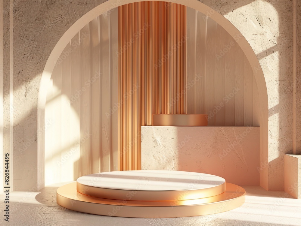Minimal scene for product display. Minimal mockup background for product presentation Minimal scene for product display. Minimal mockup background for product presentation