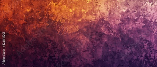 rich gradient texture in dark orange brown and purple hues featuring a cherry gold vintage background design art work banner presentation template invitation