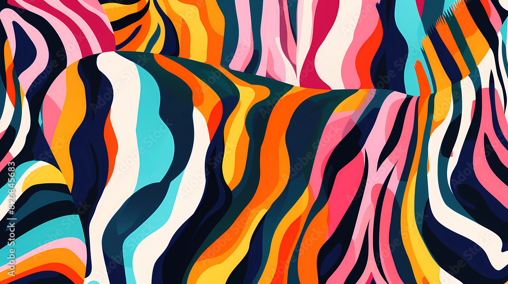 Colorful zebra animal print Colorful zebra animal print
