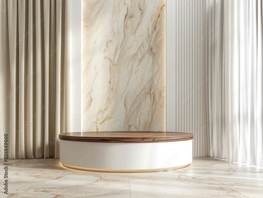 3d Wooden Podium for product display. Product mockup, showcase, product presentation, luxury style, 3D render illustration, 3d Wooden Podium for product display. Product mockup, showcase, product presentation, luxury style, 3D render illustration,