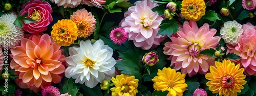 Vibrant Assortment of Colorful Flowers © andyaziz6