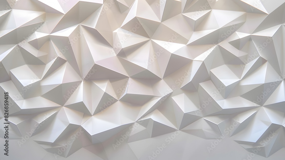 White polygon textured background. White polygon textured background.