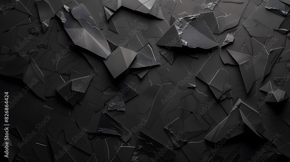 Obraz premium Black abstract background with dark concept.