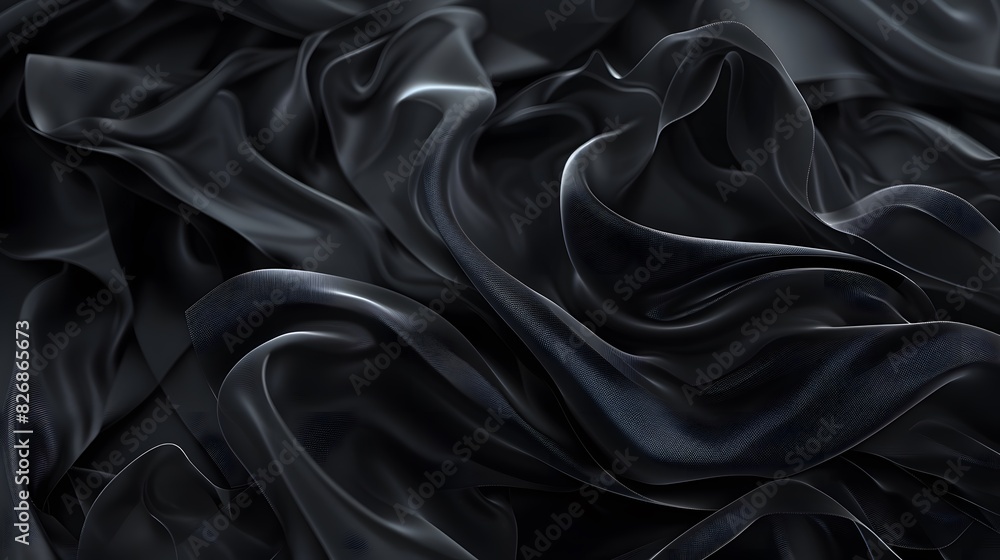 Obraz premium Black abstract background with dark concept.
