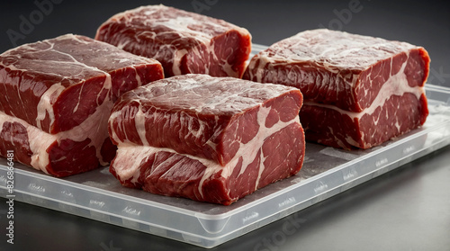 the vacuum packaging and how it allows customers to see the quality of the meat