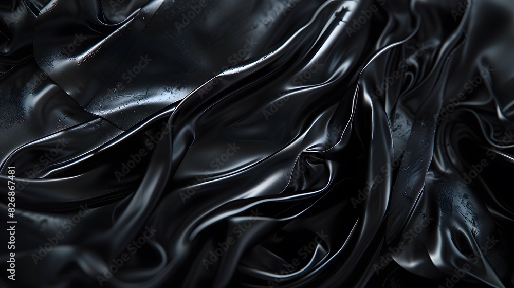 Fototapeta premium Black abstract background with dark concept.