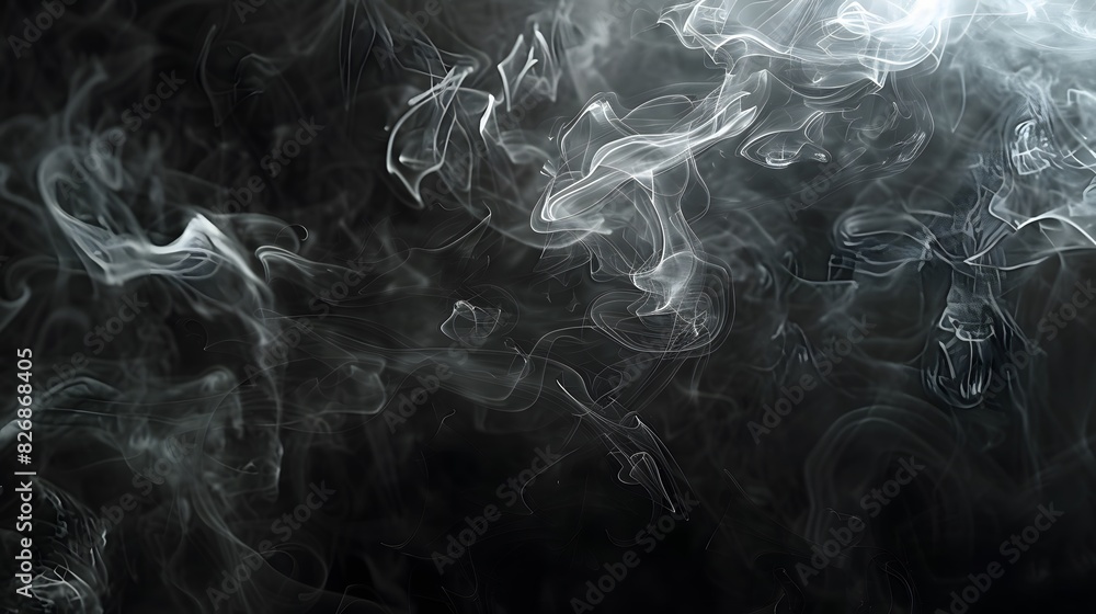 Obraz premium Black abstract background with dark concept.
