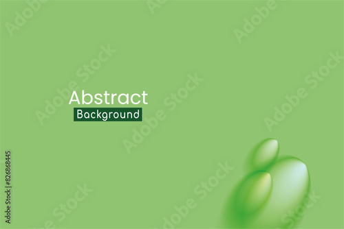 Minimal geometric background. Green gradient . Dynamic shapes composition. Eps10 vector (ID: 826868445)