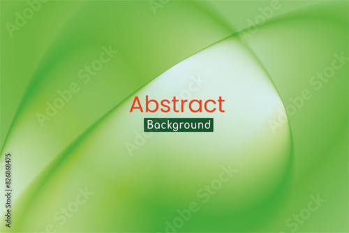 Minimal geometric background. Green gradient . Dynamic shapes composition. Eps10 vector (ID: 826868475)