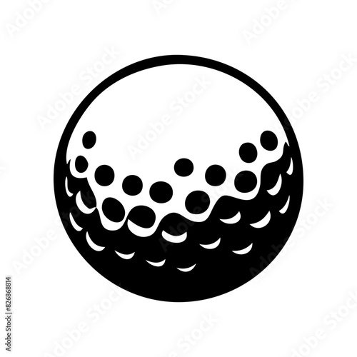 golf ball design vector Equipment for golf