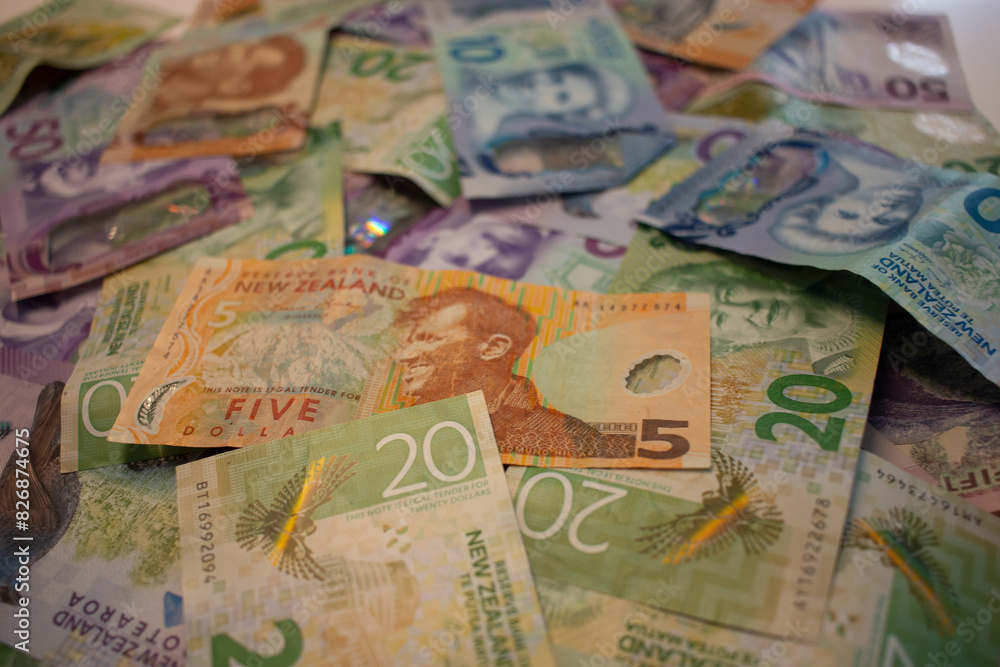 Obraz premium Spread of cash