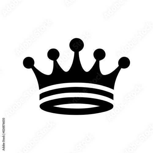 Simple king and queen crown design vector Gives a premium feel