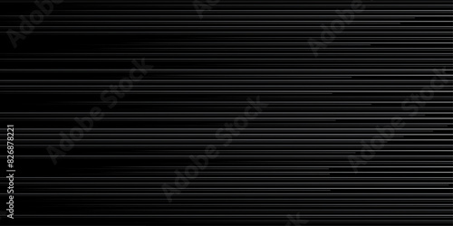 horizontal line. white parallel lines pattern on black background with abstract style
